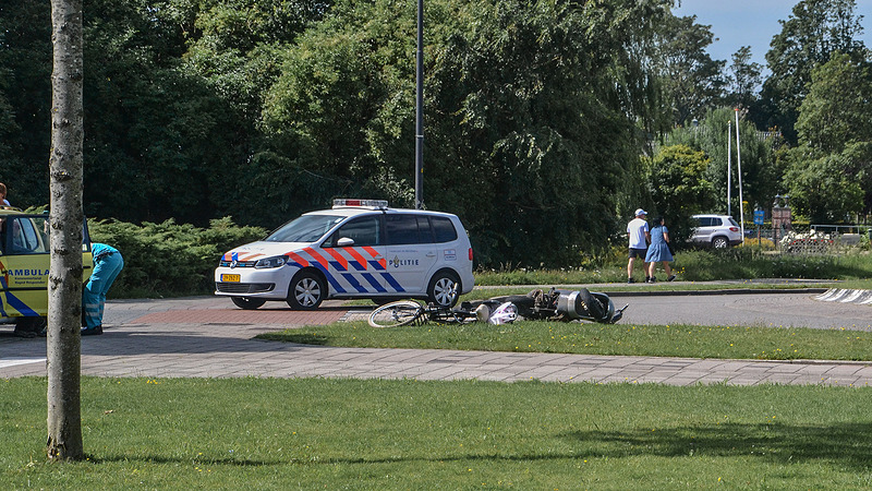 Scooterrijder met drank op bij ongeval in Heerhugowaard betrokken