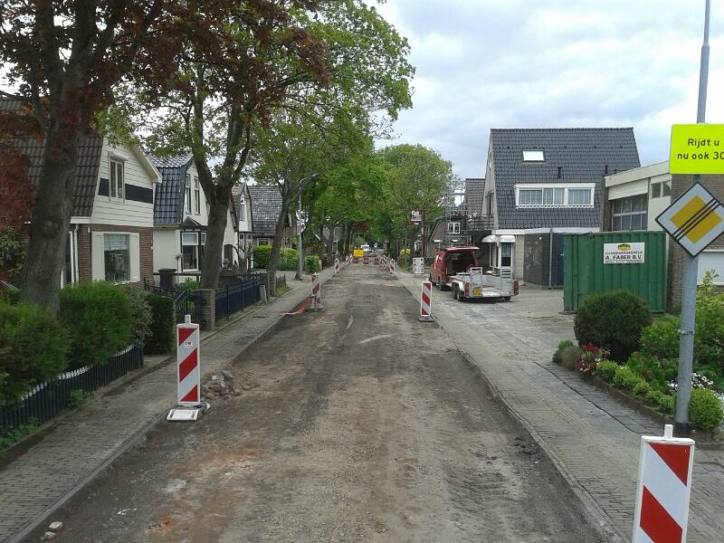 Werkzaamheden Bovenweg in Sint Pancras hervat