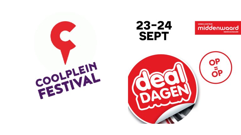 Deal Dagen en Coolpleinfestival bij Middenwaard ?