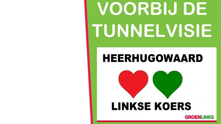 GroenLinks Heerhugowaard presenteert concept verkiezingsprogramma ‘Voorbij de tunnelvisie’