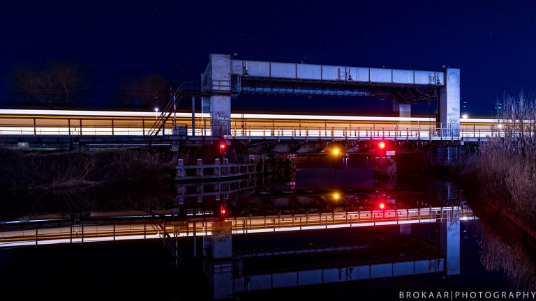 Spoorbrug door de lens van H’waards stadsfotograaf Niels Brokaar