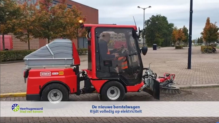 Gemeente Heerhugowaard blij met nieuwe elektrische borstelwagen