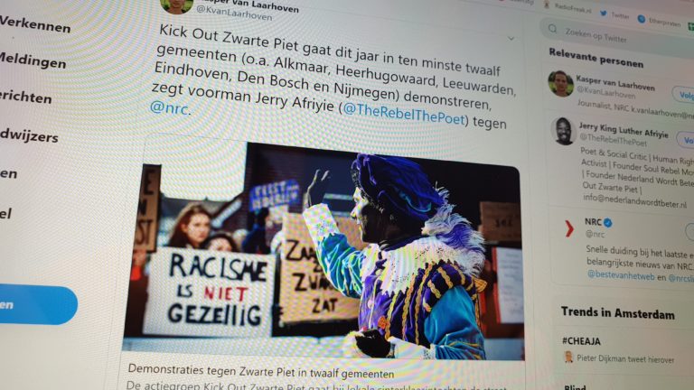 Alkmaar en Heerhugowaard krijgen ‘Kick Out Zwarte Piet’ demonstratie bij intocht