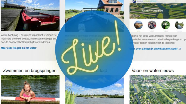 Nieuwe webpagina bij infocampagne over varen in Langedijk