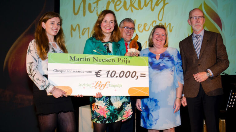 Nog te weinig nominaties voor Martin Neesen Prijs 2021 van Lief Langedijk