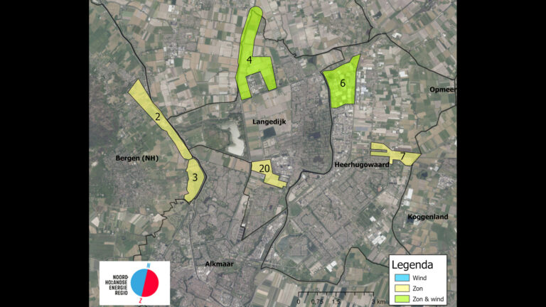 Inspraak op plannen voor vier RES-gebieden in Langedijk en Heerhugowaard