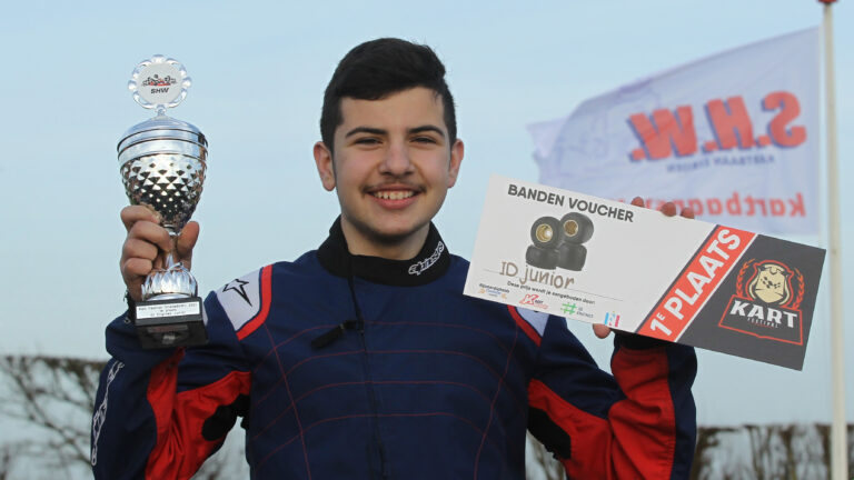 Maxim Haroutounian wint eerste kartrace van het seizoen in de ID Engines Junior klasse