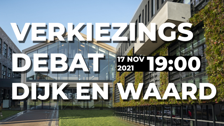 Slotdebat voor raadsverkiezingen Dijk en Waard op 17 november