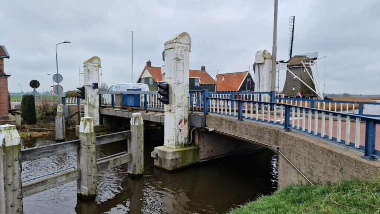 Hefbrug Oterleek (N508) zeven maanden afgesloten vanwege opknapbeurt