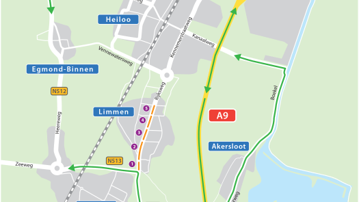 Verkeersdruktepaniek in Egmond-Binnen niet nodig; extra borden leiden verkeer naar Zeeweg
