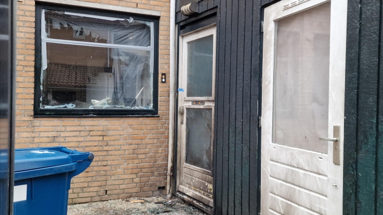 Extra camera en sluiting van woning tegen explosiegeweld Alkmaar