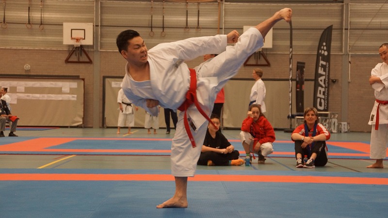 Prijzenregen voor karateteam Funakoshi bij internationaal toernooi Waalwijk