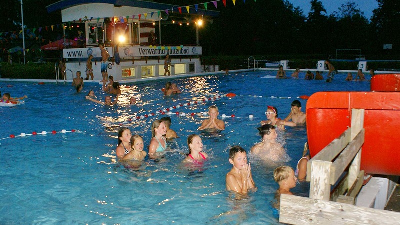 20 juni kampeernacht bij Zwembad De Bever